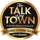 Phoenix Dentist - for Dr. Sameet Koppikar winner of Talk of the Town Award 2014
