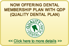 Dentist Redlands - Quality Dental Plan Banner